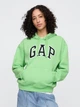 Худи утепленное на флисе оверсайз женское GAP 926613943 XS Зеленое (1159843351) - изображение 1