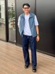Ветрозащитный жилет Uniqlo 1159843099 (Синий 3XL) - изображение 14