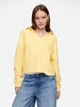 Худи утепленное на флисе оверсайз женское GAP 289865134 XL Желтое (1159843216) - изображение 1