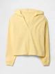 Худи утепленное на флисе оверсайз женское GAP 289865134 XL Желтое (1159843216) - изображение 4