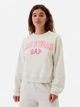 Свитшот на флисе женский GAP 194053650 L Молочный (1159843269) - изображение 1
