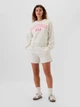 Свитшот на флисе женский GAP 194053650 L Молочный (1159843269) - изображение 3
