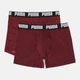 Набор трусов боксеров мужских хлопковых Puma Men Logo Print Boxers 2P 94712402 XL 2 шт Black/Red (8720245967006) - изображение 1