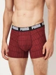 Набор трусов боксеров мужских хлопковых Puma Men Logo Print Boxers 2P 94712402 XL 2 шт Black/Red (8720245967006) - изображение 2