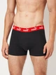 Набор трусов боксеров мужских хлопковых Puma Elements Men Basic Boxers 2P 93875304 L 2 шт Red/Black (8720245833325) - изображение 3