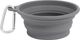 Силиконовая складная дорожная миска Derby Collapsible silicone pet bowl, 400 мл серый - изображение 1