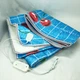 Электропростынь электрическая простынь с подогревом Electric Blanket 170х150см голубая клетка - изображение 3