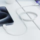 Кабель ACEFAST C18-04 USB-A to USB-C braid charging data cable White (6974316284260) - изображение 5