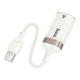 Адаптер переходник Hoco UA41, USB to RJ-45, 100 mbps, apricot - изображение 3