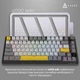 Клавиатура беспроводная Ajazz AK820 Pro Flying Fish Switch Black RGB With Screen (AK820PRO-FF-BGY) - изображение 15