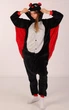 Женская кигуруми пижама взрослая и подростковая Kigurumi Летучая Мышь Черный L 165-175 см. (1052) - изображение 1