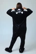 Женская кигуруми пижама взрослая и подростковая Пижама Kigurumi Котик на змейке Черный XL 175-185 см. (1074) - изображение 2