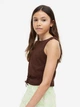 Подростковый летний комплект (топ + штаны) для девочки H&M 1159584001c35 152 см Комбинированный (KC1000000054831) - изображение 2