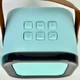 Караоке колонка Bluetooth з мікрофоном та RGB підсвіткою, портативна бездротова міні акустика з вбудованим акумулятором, USB, TF, AUX, набір для співу і розваг для дітей і дорослих Блакитний, K12-Blue - зображення 4