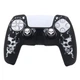 Защитный силиконовый чехол Devil (Black/White) для геймпада Sony DualSense PS5 + накладки на стики - изображение 1