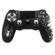 Защитный силиконовый чехол Marvel`s Spider Man (Black/White) для геймпада Sony DualShock (PS4) + накладки на стики - изображение 1