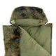 Спальний мішок Mil-Tec армійський з капюшоном Sleeping Bag 185х75см Flecktarn (opt-M-T-7486) - зображення 2