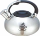 Чайник со свистком Edenberg EB-3540 3 л из нержавеющей стали с термоиндикатором Black (EB-3540) - изображение 1