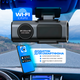 Автомобильный видеорегистратор 4K качество с Wi-Fi и камерой заднего вида FullHD 1080p — двухканальный, ночная съемка, G-сенсор - изображение 4