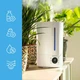Увлажнитель воздуха MalTec WT-5000-ION до 35 м² 5 л ионизатор диффузор сенсорная панель + ароматические масла туман встроенный гидростат белый - изображение 2