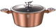 Garnek z pokrywką Berlinger Haus Rose Gold BH1515 24 cm (5999056777200) - obraz 1