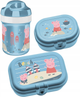 Набір Koziol Peppa Pig Waves To Go Ланч-бокс 2 шт + Пляшка для води 200 мл (4002942706237) - зображення 1