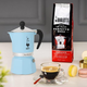 Kawiarka Bialetti Rainbow Niebieska 3 cups (8006363018661) (955555910616729) - Outlet - obraz 3
