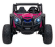 Електричний автомобіль для дітей UTV X3 Off-Road Рожевий (5903864941951) - зображення 2