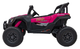 Електричний автомобіль для дітей UTV X3 Off-Road Рожевий (5903864941951) - зображення 3