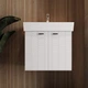 Тумба подвесная Devit Flow белая матовая c умывальником 59 см 484060W - изображение 6