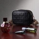 Стеганая женская сумка из натуральной кожи Vintage 22610 Черная - изображение 11