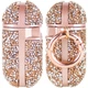 TPU чохол Bling World Rock Diamond для навушників AirPods 1/2 Розовый - зображення 3