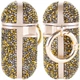 TPU чехол Bling World Rock Diamond для наушников AirPods 1/2 Золотой - изображение 3