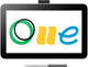 Monitor-tablet Wacom One 12 (DTC121W0B) - obraz 1