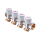 Коллектор с регулирующими вентилями на 4 исх. Roho R809-04 - 3/4"x3/4" EK (RO0251) - изображение 1
