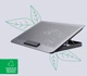 Підставка для ноутбука Trust 24613_TRUST Exto ECO, до 16", 2xUSB-A, сірий - зображення 2