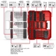 Набор ударных бит и сверл XL-Box 95шт 1.5кг Einhell (2000003404421) - изображение 6