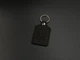 Брелок автомобильный Honda кожаный с кольцом для ключей 43х65 мм Черный (BRH-002) - изображение 1