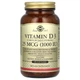 Натуральний вітамін D3 Solgar (Vitamin D3) 1000 МО 250 шт - зображення 1