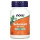 Селен без дріжджів NOW Foods (Selenium Yeast free) 100 мкг 100 шт - изображение 1