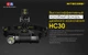 Ліхтар налобний Nitecore HC30 (Cree XM-L 2 U2, 1000 люмен, 8 режимів, 1x18650) - зображення 2