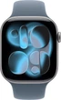 Ремешок Apple Sport Band для Apple Watch 44/45/46/49mm S/M Anchor Blue (MFGX4ZM/A) - изображение 3