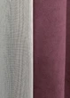 Комплект штор VR-Textil Микровелюр Petek 100х270 2шт и Тюль 400х270 1490ш-1153т Пурпурный с белым 71-034/2 - изображение 7