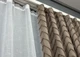 Комплект штор VR-Textil Лен Букле 200х270 2шт и Тюль 600х270 1808ш-115т Какао с белым 71-041/7 - изображение 8