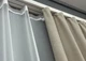 Комплект штор VR-Textil Микровелюр Petek 100х270 2шт и Тюль 300х270 1488ш-1153т Бежевый с белым 71-057/1 - изображение 8