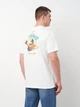 Футболка хлопковая длинная мужская Converse Special Waves Tee White 10027366-102 S White с принтом (194435387093) - изображение 1