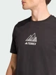 Футболка хлопковая длинная мужская Adidas Terrex Outdoor Athlete JM6389 L Черная с принтом (4068809441932) - изображение 4