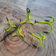 Гачок потрійний BKK Spear-21 UVC Chartreuse №2/0(5шт)NEW (201636) 5524437 - изображение 5