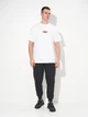 Футболка хлопковая длинная мужская Puma Essentials Graphics 68817902 M White с принтом (4069157679435) - изображение 3