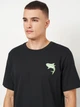Футболка хлопковая длинная мужская Converse CVM5T189 L Black (0198820347259) - изображение 4